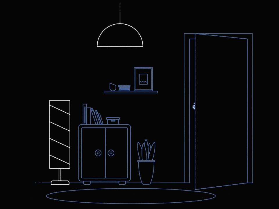 smart light controlled by human detection